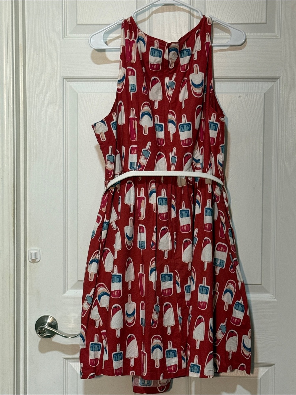 Modcloth Red Popsicle Print Sleeveless Dress - Picture 2 of 7